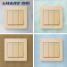 China Share Factory Quality PC UK wall Switches 1/2/3/4Gang/1/2/Multi Way Switches 86 type For Home/Office/Hotel etc