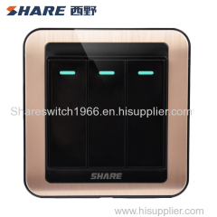 2021 Share Factory Hottest Sale Electric Wall Switch Push Button Switch 250V 16A For Residential and Commercial