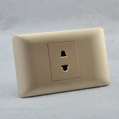 OEM USA Standard 118 Type 2 Pins Wall Sockets 110V-250V From China Switches Sockets Factory For America/Canada/Peru