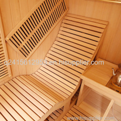 Factory Sell Infrared Dry Heat Relax Sauna with Lounger