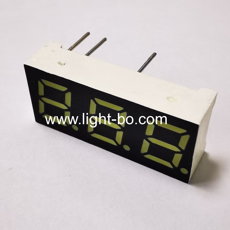 16 PIN Ultra White 0.28inch Triple Digit 7 Segment LED Display Common cathode for coffee machine