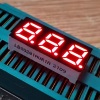 Ultra bright red Triple Digit 7mm (0.28") 7 Segment LED Display Common Anode for Temperature Controller