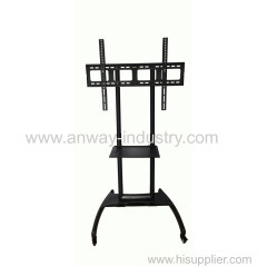 TV Stand With Wheels for 32-85 Inch Rolling TV Cart Stand Mobile Movable TV Display Stand