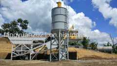 Hot seal HZS35/50/75 mobile concrete mixing plant