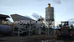 Hot seal HZS35/50/75 mobile concrete mixing plant