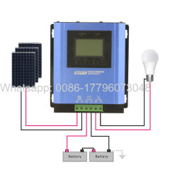 Senhulike MPPT solar charge controller 30A 40A 50A 60A 80A 100A for solar system from factory direct