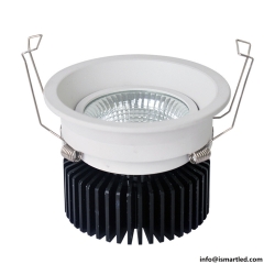 Dimmable Narrow-Sided Recessed Anti-Glare Led COB Ceiling Spotlight