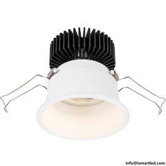 Dimmable Narrow-Sided Recessed Anti-Glare Led COB Ceiling Spotlight