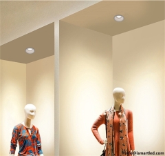 Dimmable Narrow-Sided Recessed Anti-Glare Led COB Ceiling Spotlight