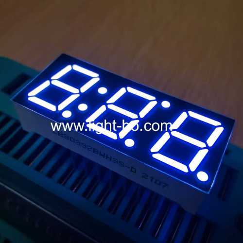 Long lead pin Ultra white triple digit 0.39 led clock display for washing machine