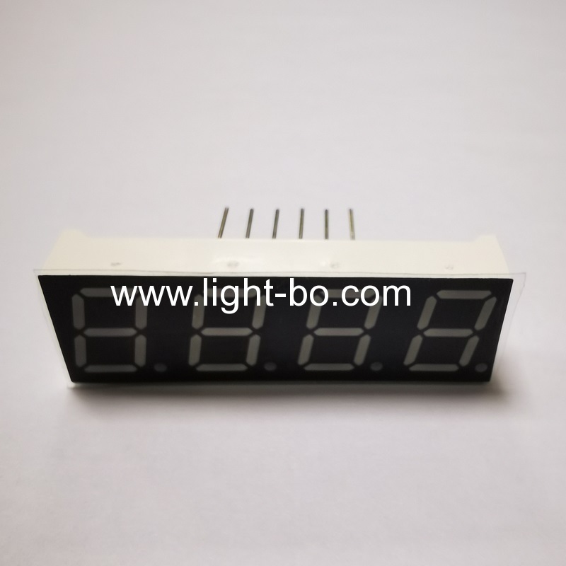 Super bright red 0.39" 4 digit 7segment led display common cathode for temperature controller