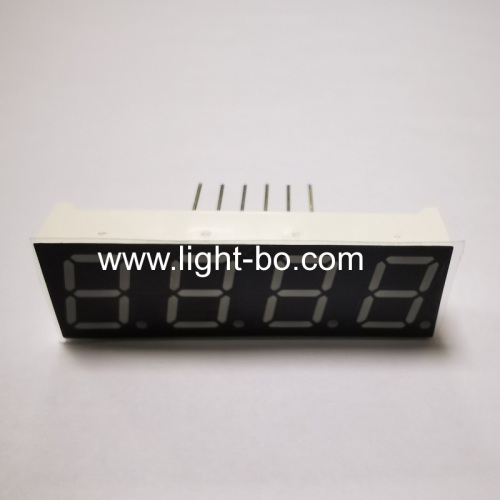 Super bright red 0.39 4 digit 7segment led display common cathode for temperature controller