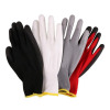 EN388 Nylon Polyester PU Coated Safety Gloves for Working Safety