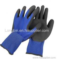 Latex Coated Industrial Safety Rubber Hand Protective Working Gloves