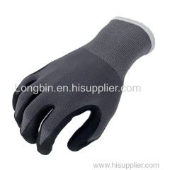 Foamed Sandy Nitrile Coated Gloves