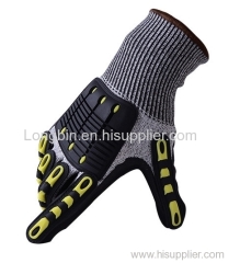 Oilfield Oil&Gas Petroleum Industrial Use TPR Cut Resistance Gloves