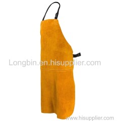 Flame Resistant Heat Insulated Cowhide Welding Apron