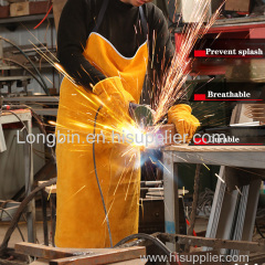 Flame Resistant Heat Insulated Cowhide Welding Apron