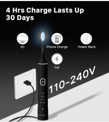 FDA&CE Approved Home Use IVISMILE Sonic Rechargeable Teeth Whitening Electric Toothbrush