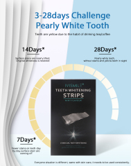 FDA&CE Approved Activated Charcoal Black Teeth Whitening Strips