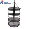 Collapsible 4 Tiers Black Drying Net Rack Detachable Garden Dryer Net Hanging Plant Dry Net