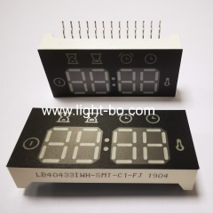 Ultra white 4 Digit 7 Segment LED Clock Display Common Anode for Oven Controller