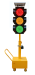 solar mobile traffic signal lights 300 (3 lights with 3 colors each)