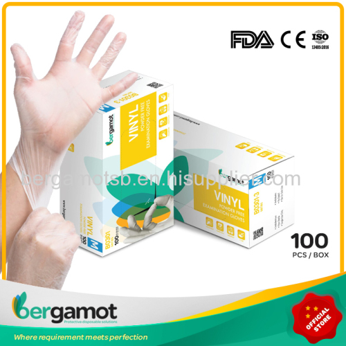 Vinyl Powder Free Examination Glove