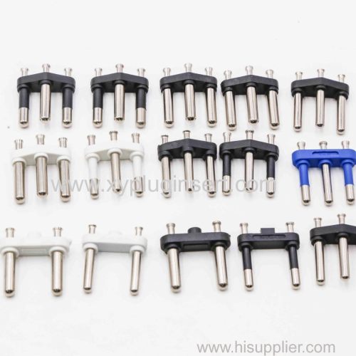 BRAZIL INMETRO PLUG INSERT HOLLOW PINS SOLID PINS