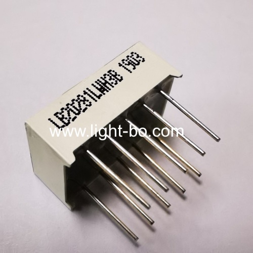 Ultra white dual digit 0.28 7 segment led display common cathode for small home appliances