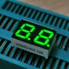 High brightness yellow green 7 segment led display 2 digit 0.28&quot; common cathode for Instrument Panel