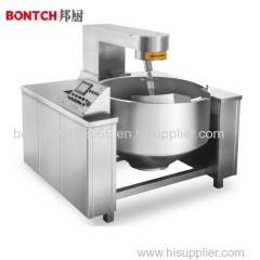 Factory direct supply 300L stainless steel large commercial steam cooking pot with mixer / agitator