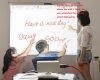 finger touch smart touch panel portable Interactive Whiteboards for Classroom Multi Point