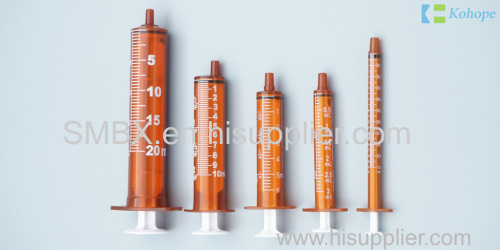 Amber Syringes Shanghai Kohope Medical