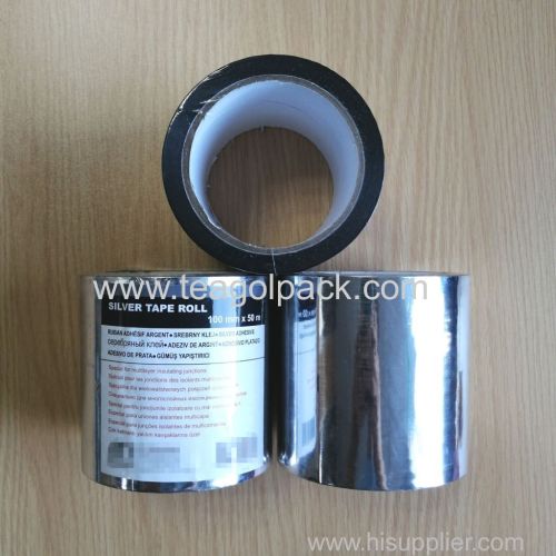 100mmx50M Silver Metalized OPP Tape