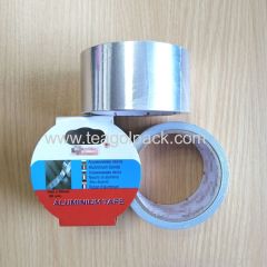 50mmx10mx80mic Aluminum Adhesive Tape Silver