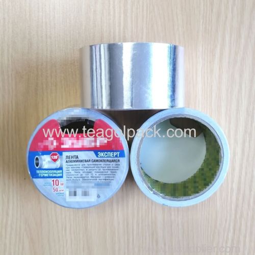 50mmx10M Adhesive Aluminum Foil Tape Silver