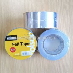 50mmx50M Aluminum Foil Adhesive Tape Silver Color