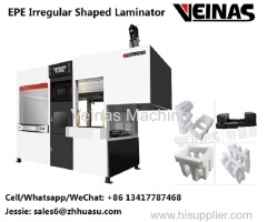 EPE Irregular Shaped Laminator Expanded Polyethylene Foam Sheet Laminating Machine Gluer EPE Gluing Machine hotplate