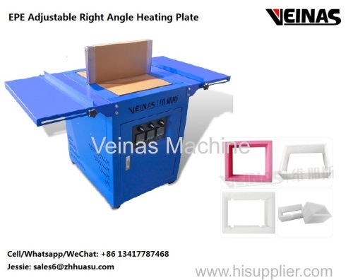 EPE Foam Adjustable Right Angle Heating Plate Polyethylene Foam Hot Plate EPE Foam Welding Laminating machine