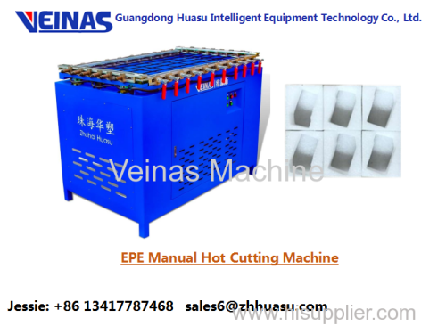 Veinas EPE Foam Manual Hot Cutting Machine EPE Cutter Expanded Polyethylene Foam Bandsaw Slitting Machine Guangdong Hua