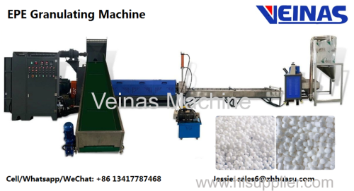 Veina EPE Granulating Machine EPE Granulator Polyethylene Foam Recycling Machine Guangdong Huasu Zhuhai Huasu