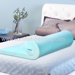 Konfurt Mattress Cool Gel Memory Foam Topper High Sleep Quality Comfort Wholesale Queen King Size Roll Up Pocket Topper