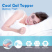 Konfurt Mattress Cool Gel Memory Foam Topper High Sleep Quality Comfort Wholesale Queen King Size Roll Up Pocket Topper