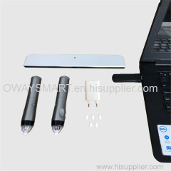 Smart USB Interactive Whiteboard for Classroom for large screen low cost factory supply the latest ultrasonic technology