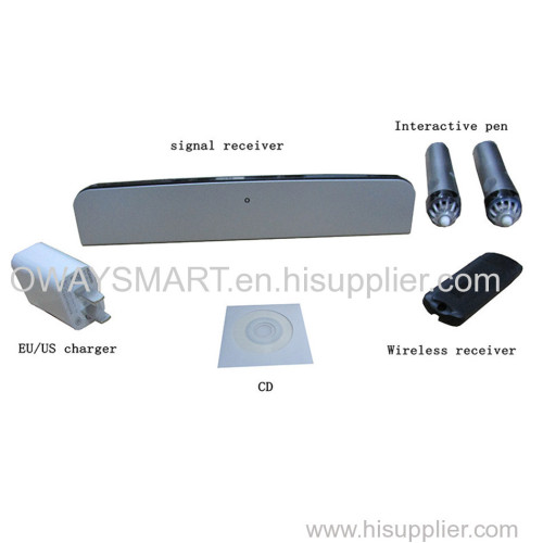 Wireless portalbe interactive whtieboard ultrasonic pen touch Smart USB Interactive Whiteboard for Classroom