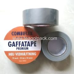 50mmx50M 50mmx25M 70Mesh Gaffa Tape Silver Color