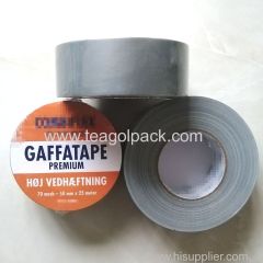 50mmx50M 50mmx25M 70Mesh Gaffa Tape Silver Color