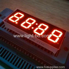 супер яркий оранжевый 4 цифры 0,4 "7-сегментный светодиодный дисплей часов с общим катодом для бытовой техники