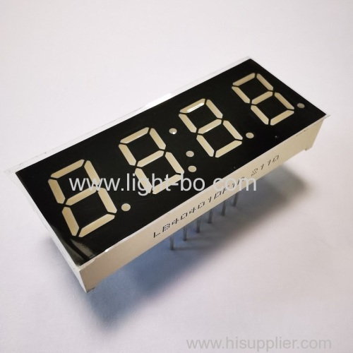 Super bright ORANGE 4 Digits 0.4 7 Segment LED Clock Display common cathode for home appliances